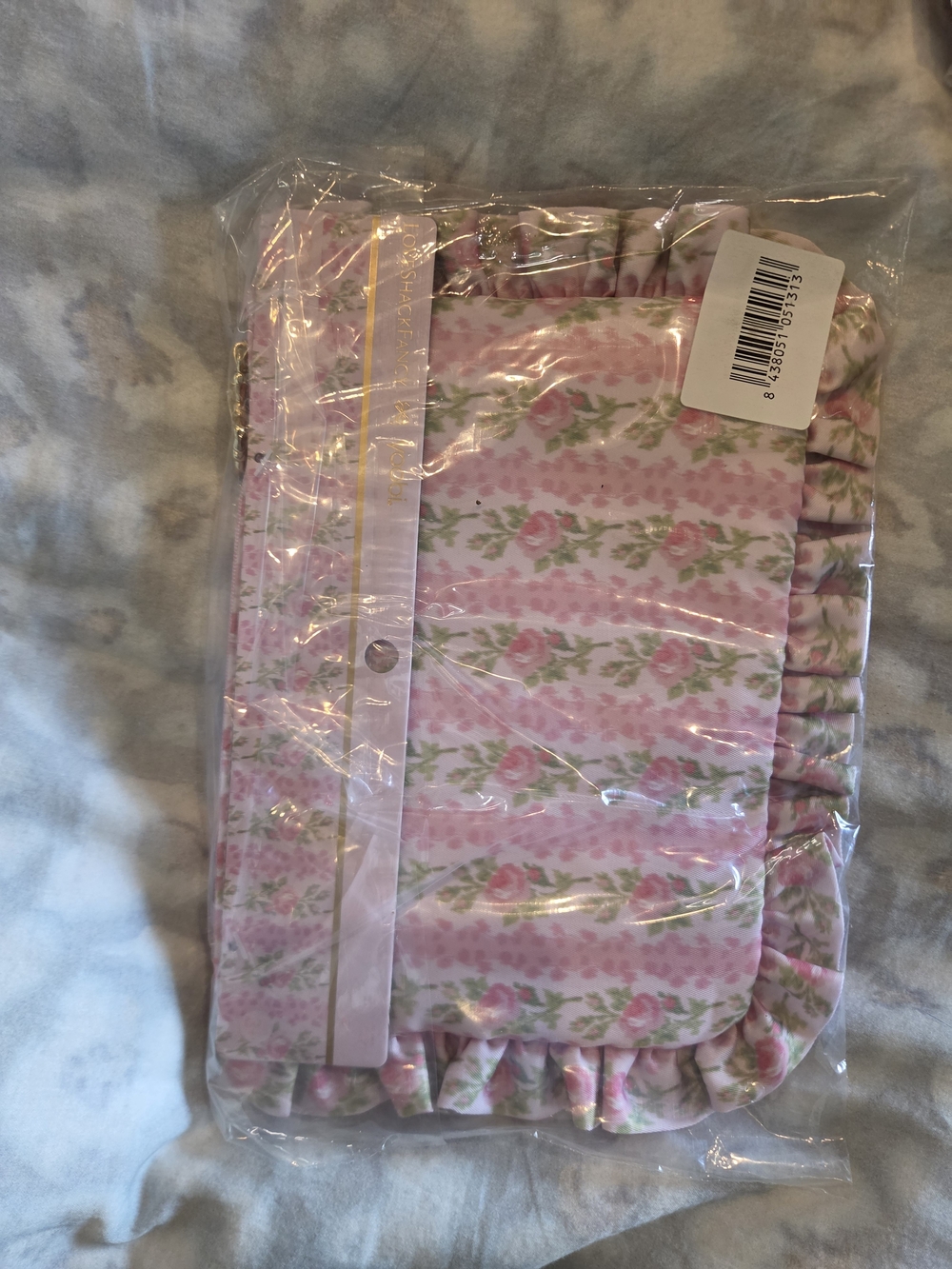 LoveShackFancy x Yoobi Blooming Heirloom Ruffle Accessory Pouch